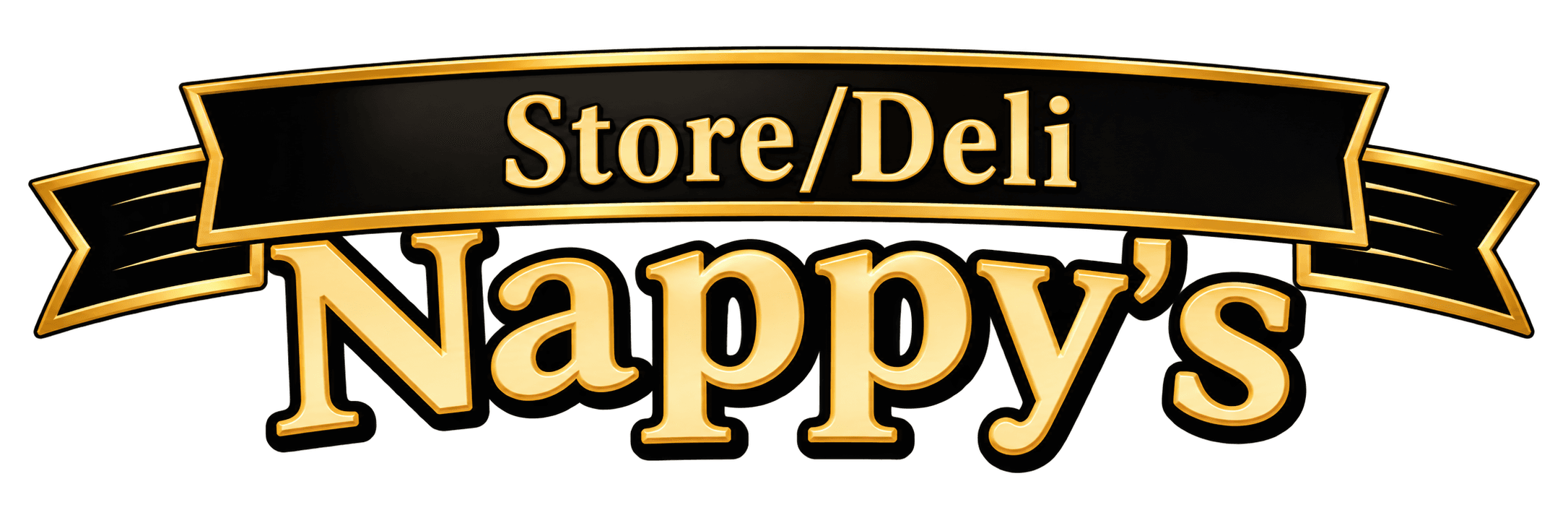 Nappy's Store/Deli Vintage Logo